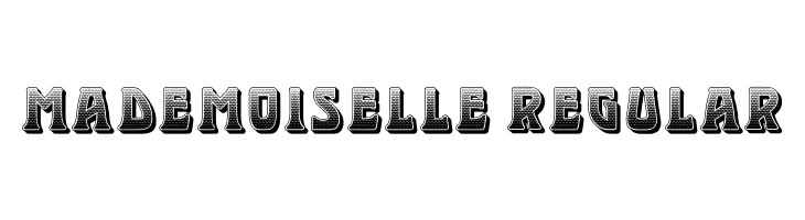 Mademoiselle Regular  font caratteri gratis