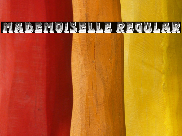 Mademoiselle Regular Example 2