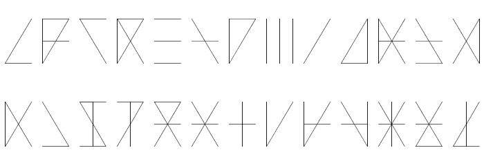 Madeon Runes Light Caratteri MINUSCOLO