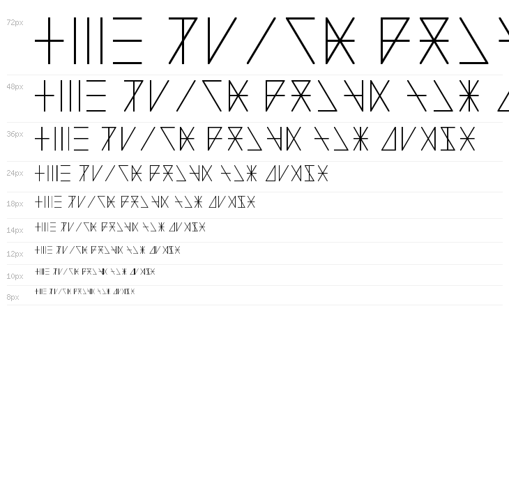 Madeon Runes Regular Waterfall