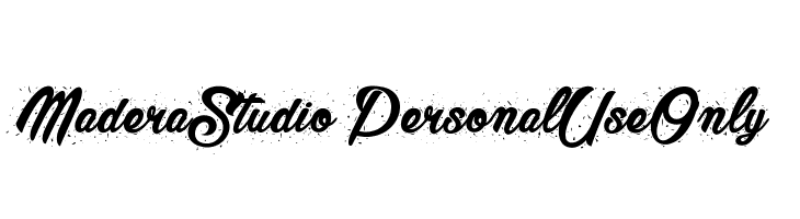 Madera Studio_PersonalUseOnly  Скачать бесплатные шрифты