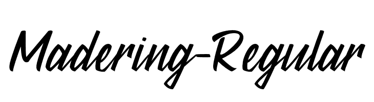 Madering-Regular  Free Fonts Download