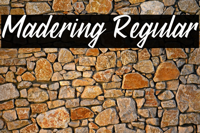 Madering Regular Example 1