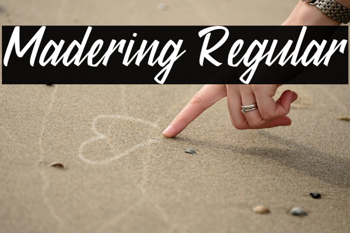 Madering Regular Example 2