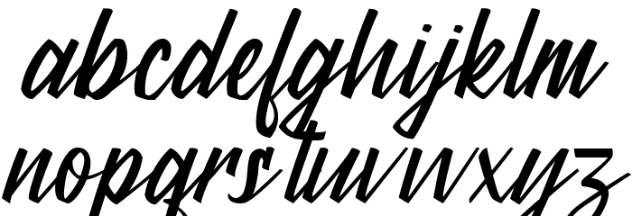 Madering Regular Font LOWERCASE