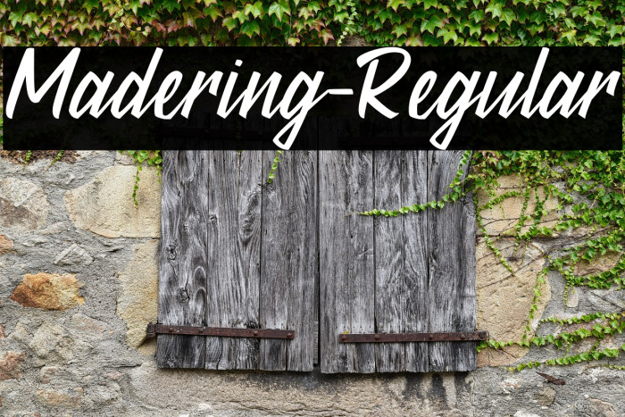 Madering-Regular Example 3