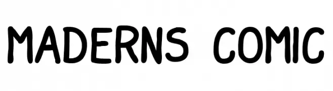 Maderns Comic  تنزيل الخطوط