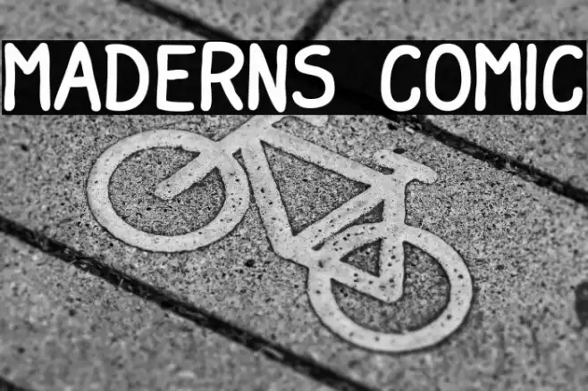 Maderns Comic Font examples