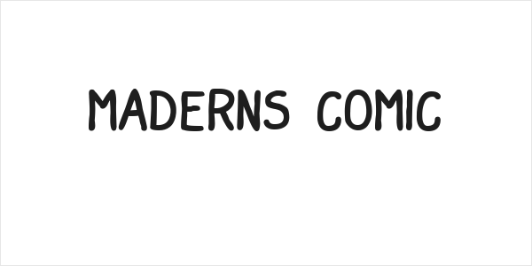 Maderns Comic Logo