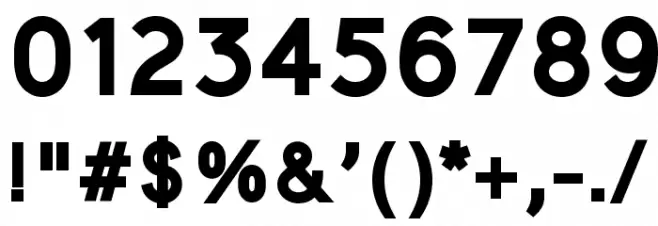 MadeynSans Bold Font OTHER CHARS