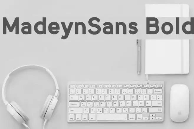 MadeynSans Bold Example 1