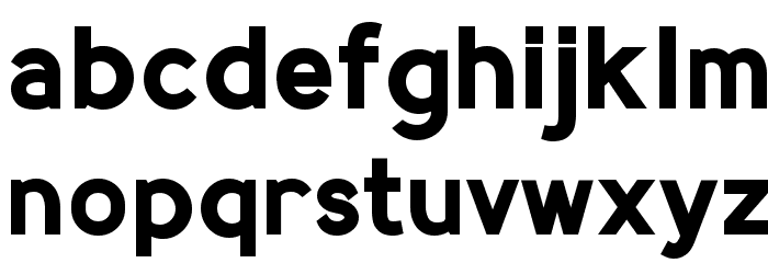 MadeynSans Bold Font LOWERCASE