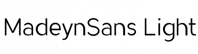 MadeynSans Light  Free Fonts Download