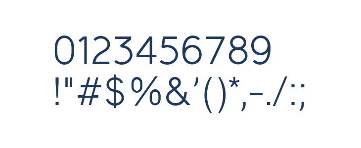 MadeynSans Light Other Characters