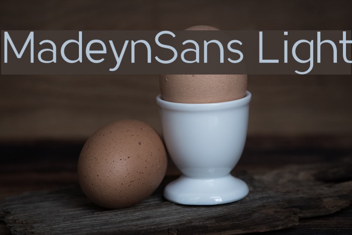 MadeynSans Light Example 1