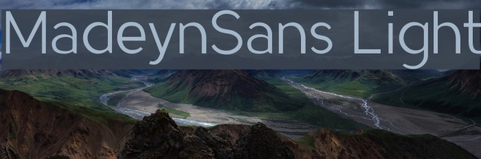 MadeynSans Light Example 2