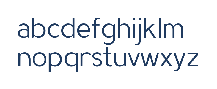 MadeynSans Light Lowercase