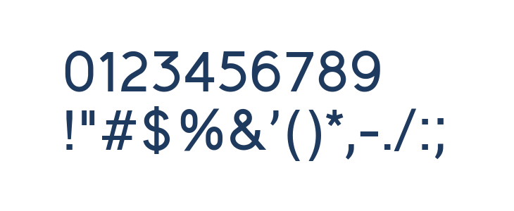 MadeynSans Regular Other Characters