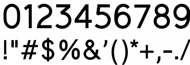 MadeynSans Regular Font OTHER CHARS