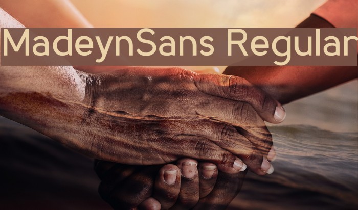 MadeynSans Regular Example 2