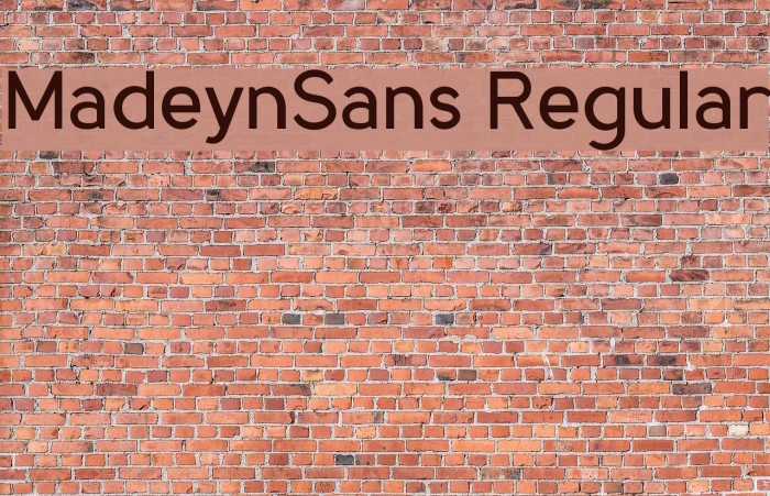 MadeynSans Regular Example 3