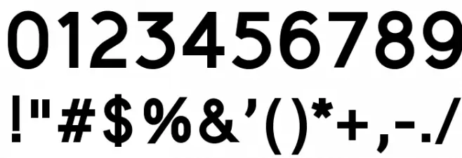 MadeynSans Semibold Font OTHER CHARS