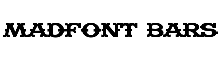 Madfont Bars Font