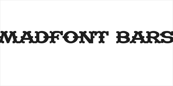 Madfont Bars Logo