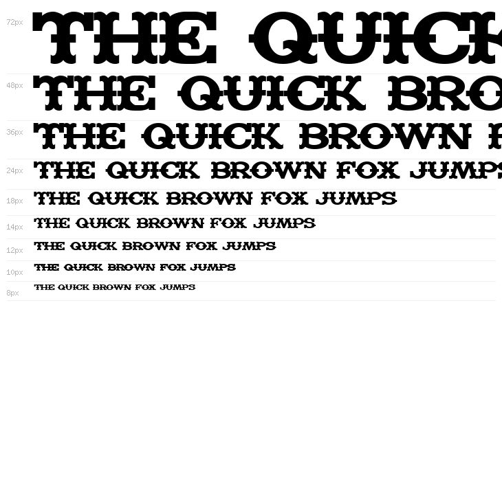 Madfont Bars Waterfall