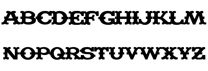 Madfont Bars Font LOWERCASE