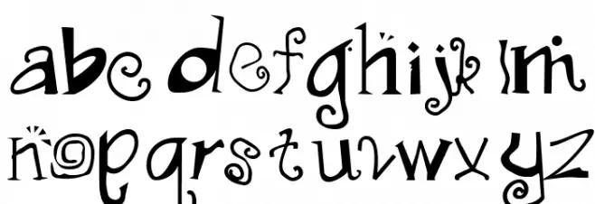 Madfont Caratteri MINUSCOLO