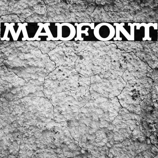 Madfont Шрифта examples