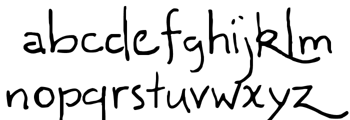 Madgecrack Font LOWERCASE