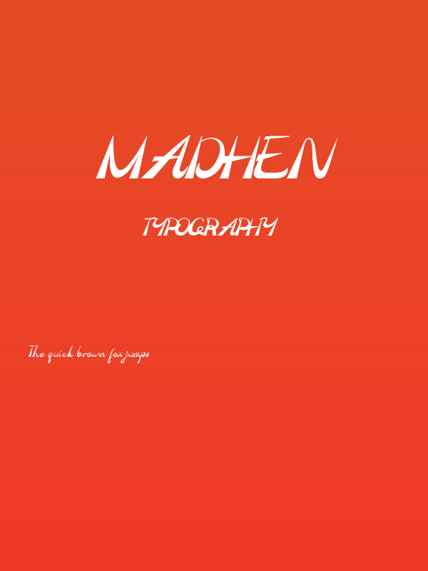 Madhen Poster
