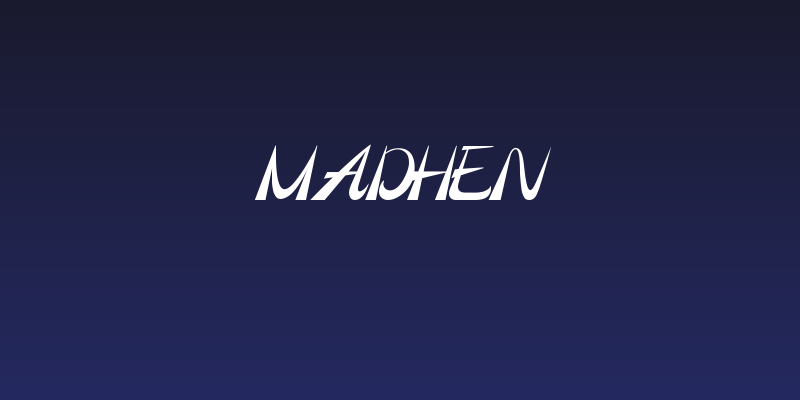 Madhen Social Header