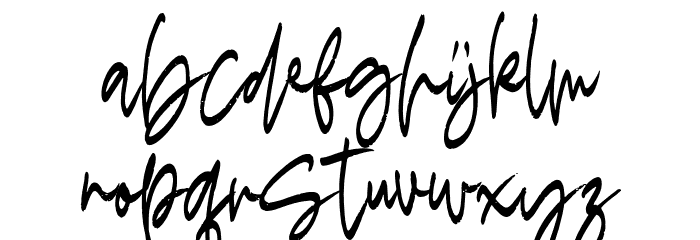 Madigel Personal Use Font LOWERCASE