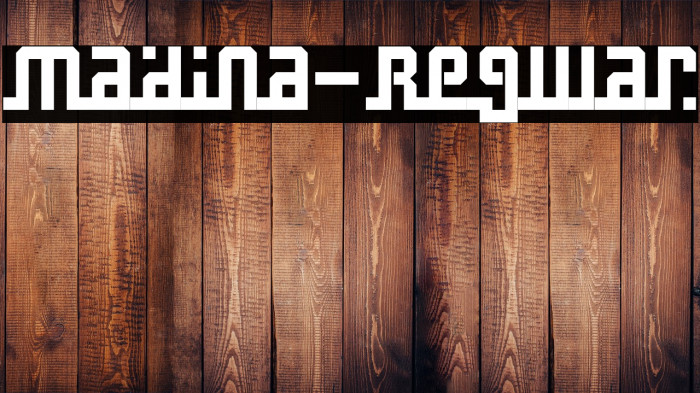 Madina-Regular Example 1