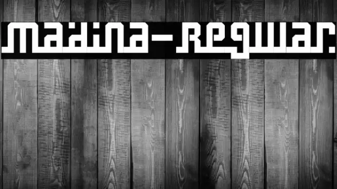 Madina-Regular Font examples