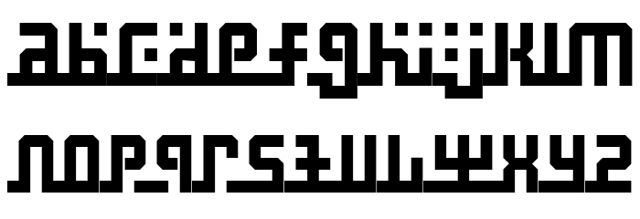 Madina-Regular Font LOWERCASE