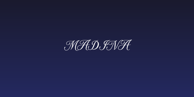 Madina Social Header