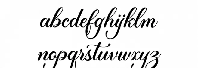 Madina Font LOWERCASE