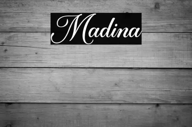 Madina Font examples