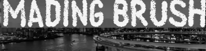 Mading Brush Font examples
