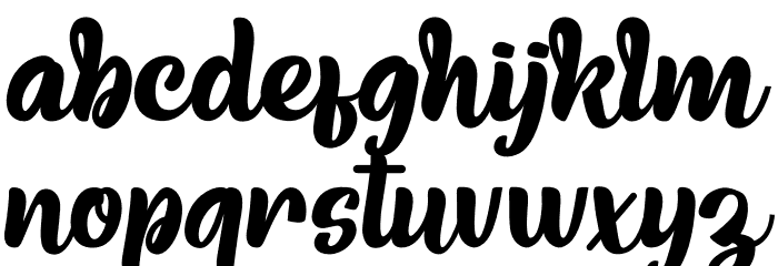 Madino Font LOWERCASE