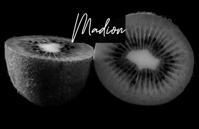Madion Font examples