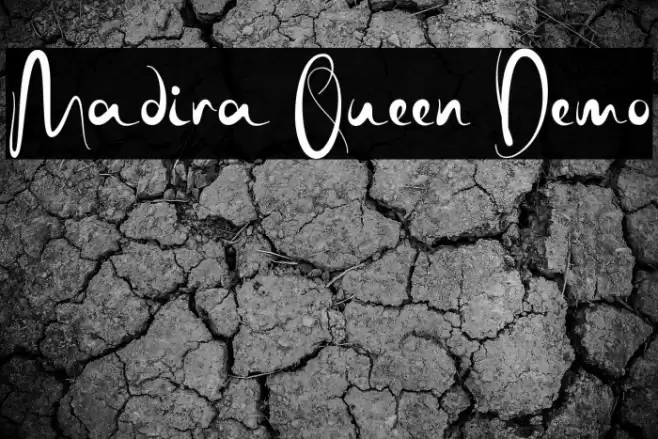 Madira Queen Demo Font examples