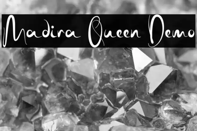 Madira Queen Demo Font examples