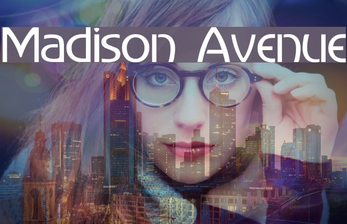 Madison Avenue Caratteri examples