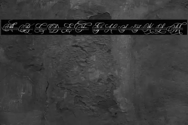 Madison Monogram Font examples