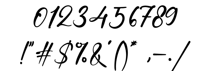 Madison Script Font OTHER CHARS